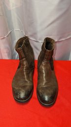 To Boot New York Adam Derrick Men's Brown Leather Boots, Made In Italy - Size 10