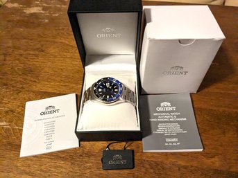 Orient Mako II USA Watch Blue Face 200m