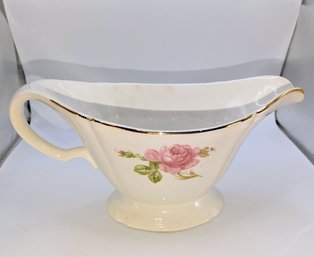 1920's Antique Edwin M. Knowles Semi Vitreous China - Gravy Boat - Pristine Condition