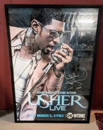 2003 Authentic Signed Usher Showtime Event Poster