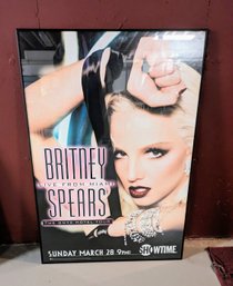 2004 Authentic Signed Britney Spears Showtime Event Poster