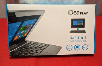 IDeaPLAY 10.1' 32GB Quad-Core 2-in-1 Windows 10 Tablet - NEW IN BOX