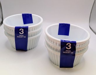 Set Of 6 Plastic Ramekins - New In Package