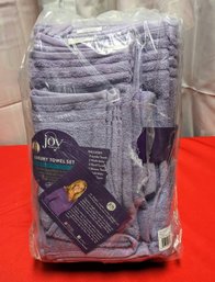 Joy Mangano Luxury 11 Piece Towel Set NIP - Lavendar