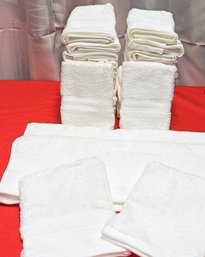 Lot Of 26 White Towels Martex & Joy Mangano