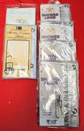 6 Clear Magnetic Shower Curtain Lines, Better Home, Bath Essentials & Broder Mfg.