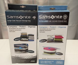 2 Boxes Of Samsonite Vacuum Storage Bags