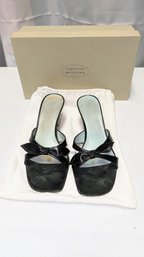 Sigerson Morrison NY (Made In Italy) Black Slide - Size 6