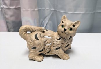Ceramic CCI 2001 Tea Light Holder Cat