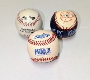 Lot Of (3) Baseballs