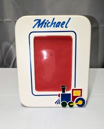 Plastic 'Michael' With Train Detail Frame