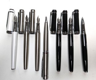 Lot Of 5 Fountain Pens And 2 Ballpoint Pens