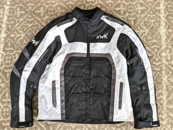 HWK Spyder Motorcycle Jacket All Seasons Thermal Lining Sz XL