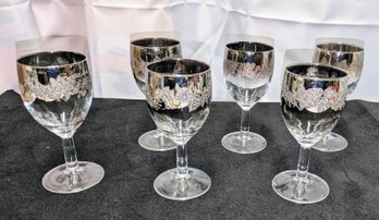 MCM Queen's Lusterware Glasses  - Set Of 6