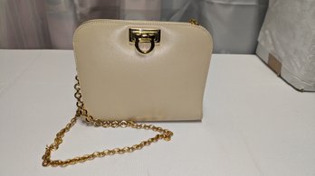 Ashneil Cream & Gold Accent Handbag