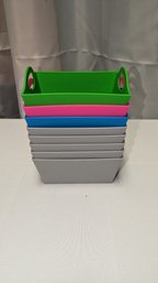 8 Simplify Multi Color Mini Organizer Bins
