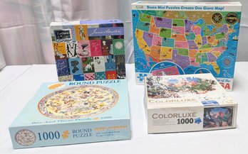 Lot Of 4 Puzzles