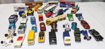 Lot Of 38 Various Diecast Vintage Cars & Trucks