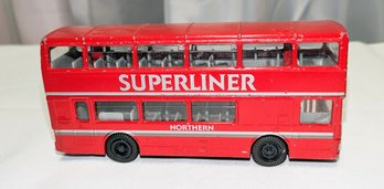 Vintage Corgi Diecast Red Metrobus Superliner