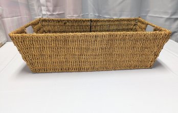 Seagrass Basket With Handles