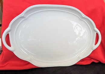 Italian White Porcelain HiMark Giftware Serving Platter