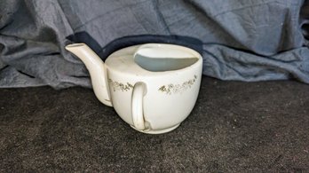1930's/40's Antique Side Handle Invalid Porcelain Cup, Creamer, Brew Teapot