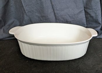 Corning Ware French White Oval Casserole Dish (No Lid)