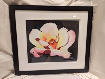 #11. Framed And Matted Still Life Watercolor Painting By Marcia Mohl