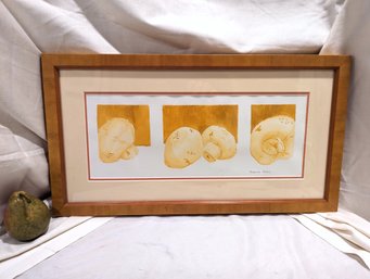 #12. Framed And Matted Still Life Watercolor Painting By Marcia Mohl