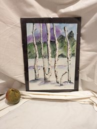 #24. Framed Landscape Watercolor Painting By Marcia Mohl