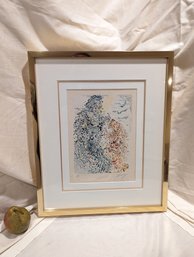 Signed Salvador Dali Lithograph Divine Comedy Opposition Paradise 11