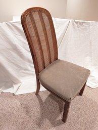 Wood Side Chair With An Upholstered Seat