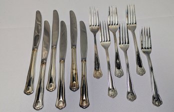 Vintage Supreme By Towle Set Of 6 Dinner Forks &  6 Knives