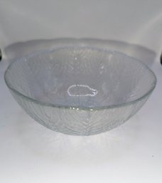 Embossed Glass Bowl