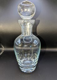 Vintage MCM Clear Crystal Decanter