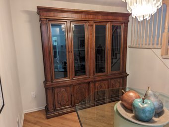 Vintage Break Front China Cabinet