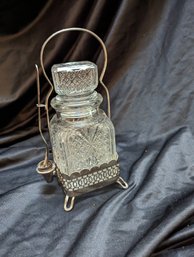 Vintage English Silver Plated Pickle Castor