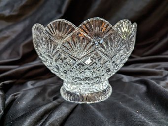 Crystal Pedestal Base Bowl