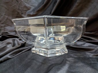 Modern Six Sided Crystal Bowl