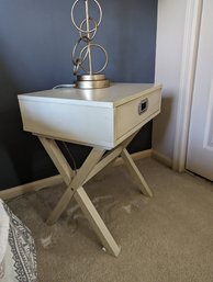 Modern Side Table With X Legs