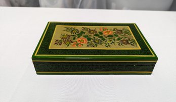 Vintage Kahmiri Style Hand Painted Box