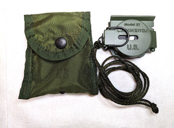 Cammenga 27 Phosphorescent Lensatic Compass With Lanyard And Case