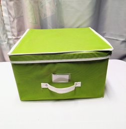 Green Flip Top Lid Storage Box