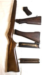 Lot Of Wood 'toy' Gun Stocks Grips Handguards