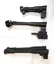 3 Adjustable Folding Bipods Picatinny