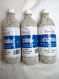 3 Bottles Of Air Venturi Airsoft BBs 1 Of 3