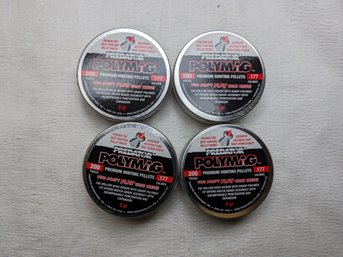 4 New Air Gun Hunting Pellets Polymag Predator 177 Cal .8gr 200 Pieces