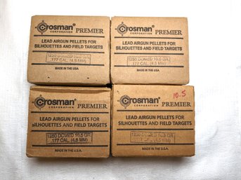 4 Air Gun Hunting Pellets Crossman Premier Domed 10.5 Gr 1250 Pieces