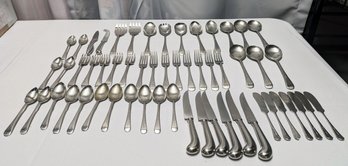 Vintage 56 Piece  Stainless Steel Flatware Service - Made In England