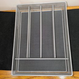 Steel & Wire Mesh Silverware/Storage Tray